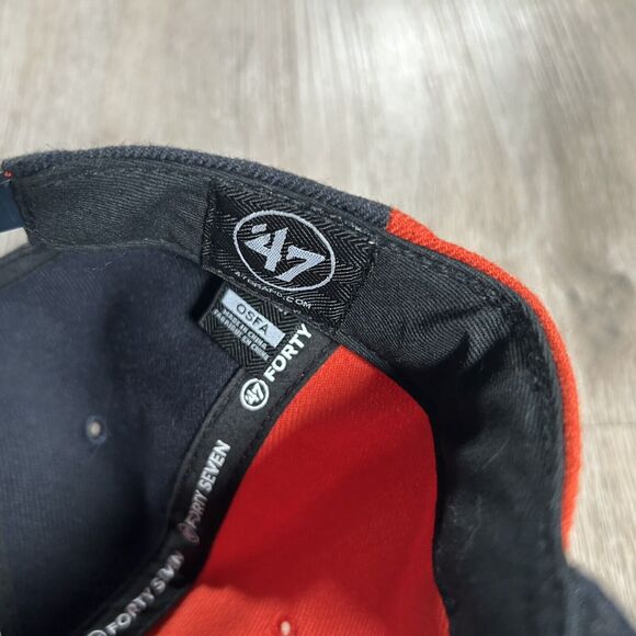 Detroit Tigers Hat Snapback NEW MLB Baseball 47 Brand White Blue Cap - Picture 5 of 9